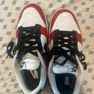 Women’s 8.5/mens 7 custom Nike dunks🖤❤️